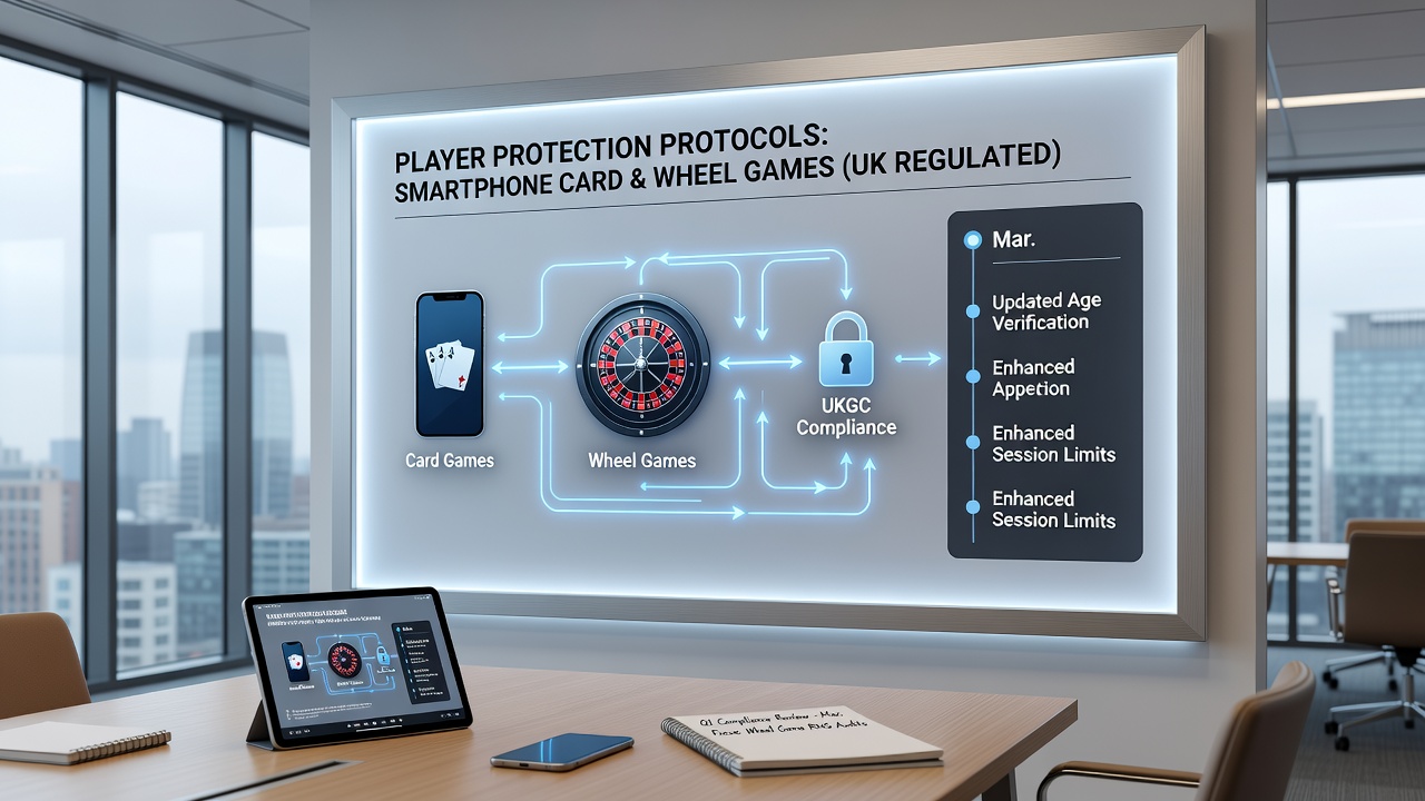 Analytics dashboard displaying protection protocol metrics for mobile roulette and blackjack sessions